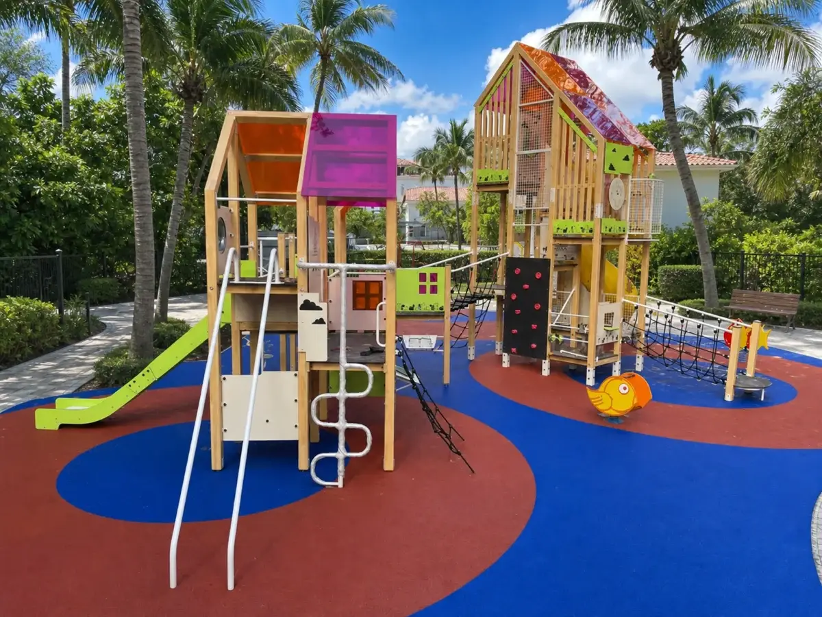 Poured in place rubber surfacing installed by B-Cool Surfacing